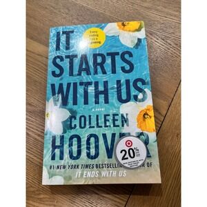 It Starts With Us‎ A Novel by Colleen Hoover Book Romance Adult Fiction